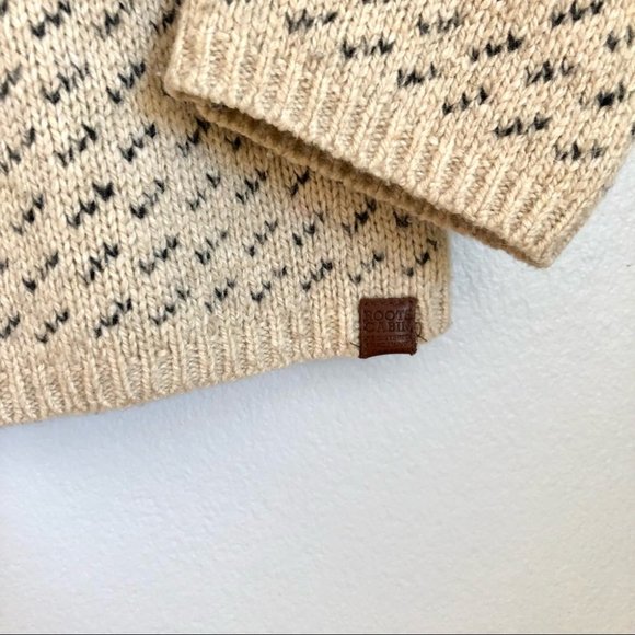 Roots Cabin Wool Blend Crew Neck Sweater - Picture 5 of 7